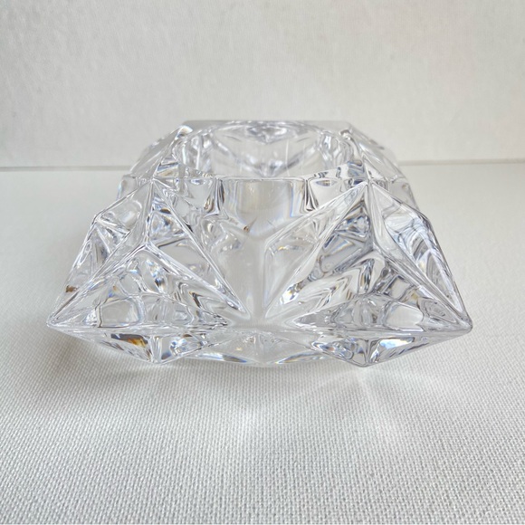 PartyLite Quad Prism lead crystal clear candle holder votive or tealight P0129 - Picture 7 of 9